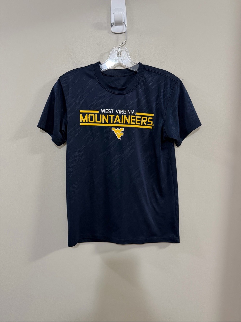 Colosseum Youth Navy West Virginia University Mountaineers Tee.